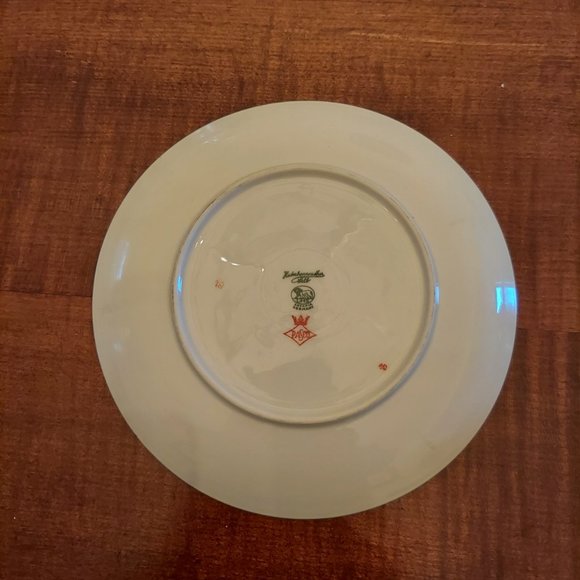 Antique Collectible 4 Thomas Bavaria Germany Floral Gold  Bavaria side plates